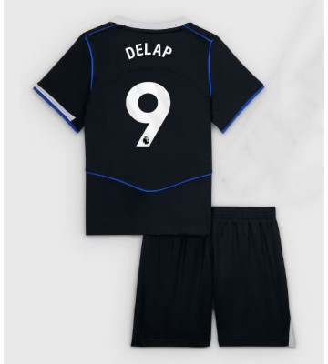 Chelsea Liam Delap #9 Tredje Tröja Barn 2025-26 Kortärmad (+ Korta byxor)